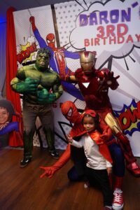 Hire Superheroes Near Me for Birthday Parties